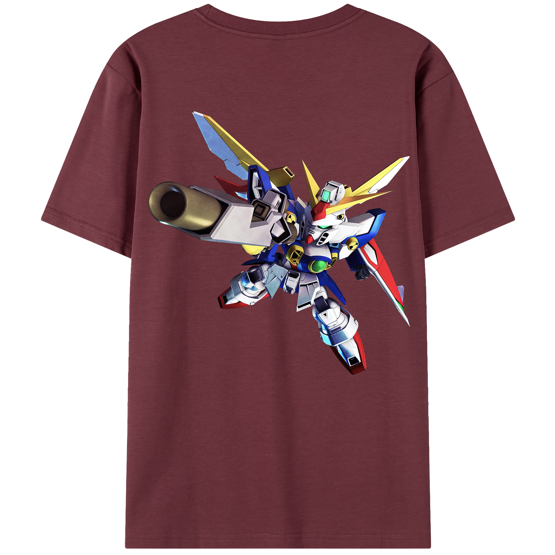（画像用） 機動戦士ガンダム Mobile Suit Gundam 綿100％半袖Tシャツ（背面プリント）